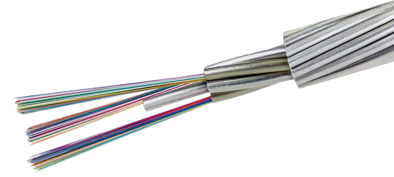 Internet de fibra óptica, cable de Foto de stock 1087281794